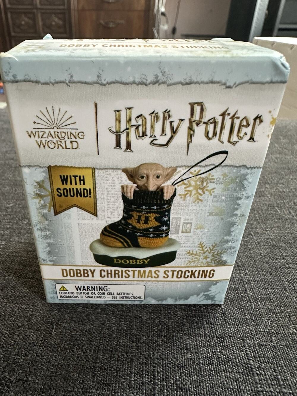 Harry Potter Dobby Christmas Stocking With Sound RP Minis NEW SEALED